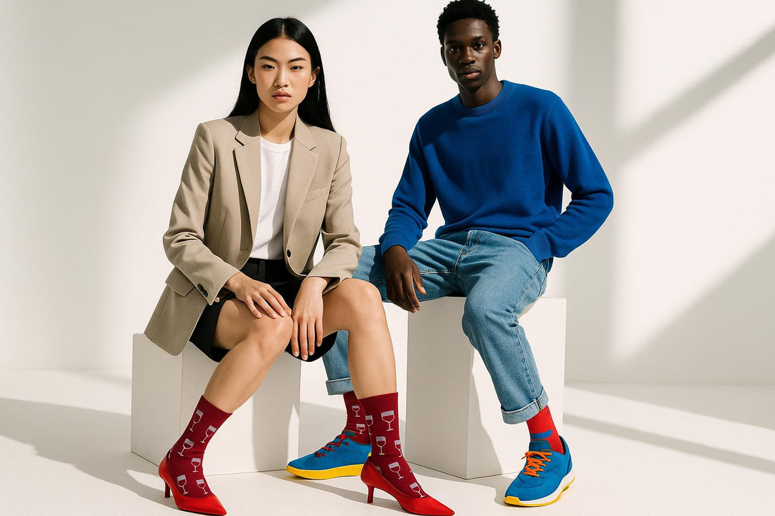 Best Wine print red socks for everyday wear 2025