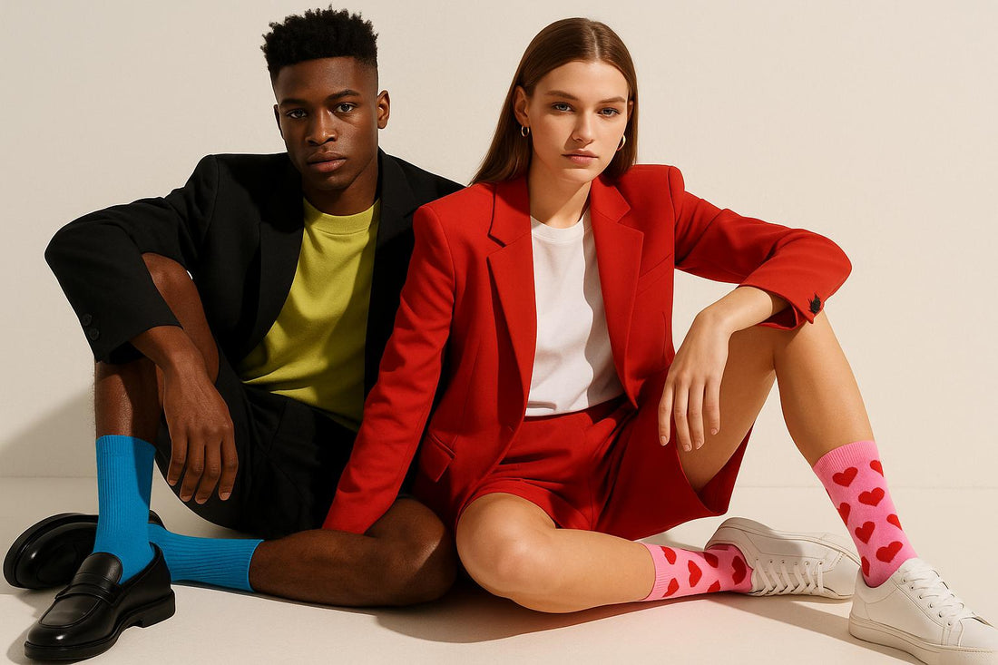 Best Heart print pink socks for adults 2025