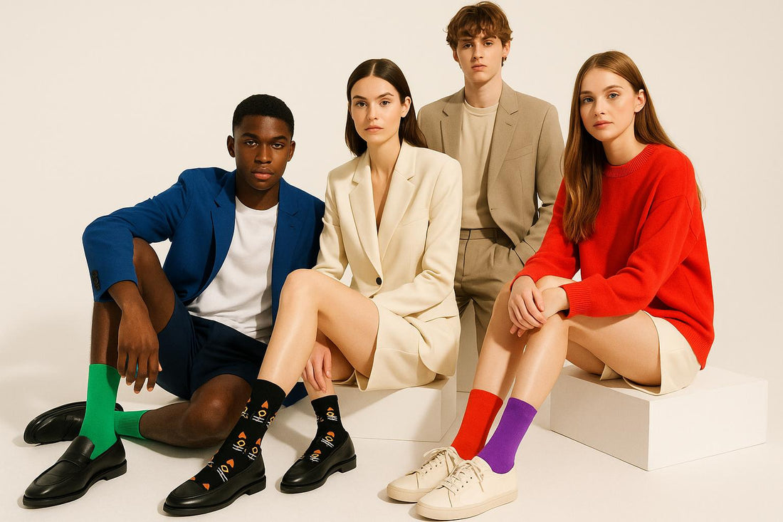 Best Cat print black socks for women 2025