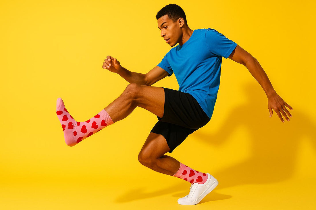 Best Heart print pink socks for teens 2025