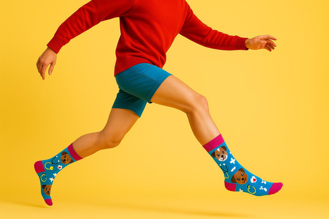 Best Dog print blue socks for nurses 2025