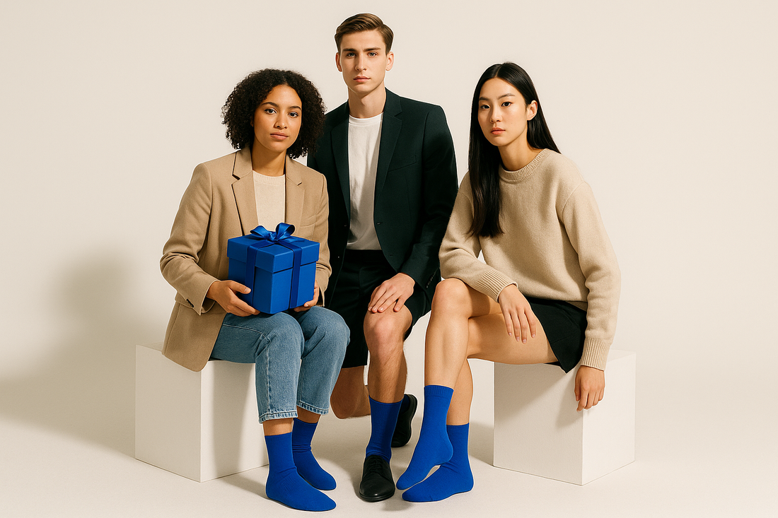 Best Blue socks (solid color) for gifting 2025