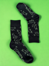 Night Black Pawz Socks