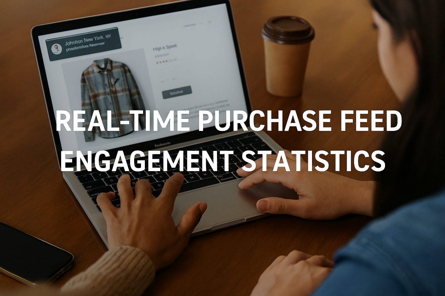 Real-time Purchase Feed Engagement Statistics
