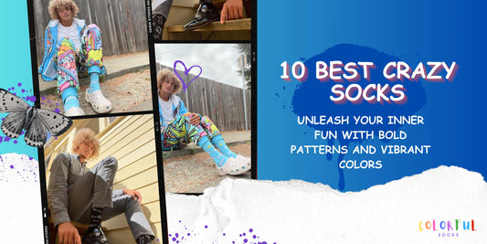 10 BEST CRAZY SOCKS UNLEASH YOUR INNER FUN WITH BOLD PATTERNS AND VIBRANT COLORS