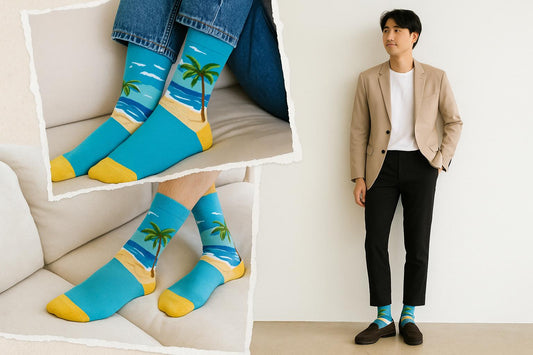 Best Beach scene socks for work 2025