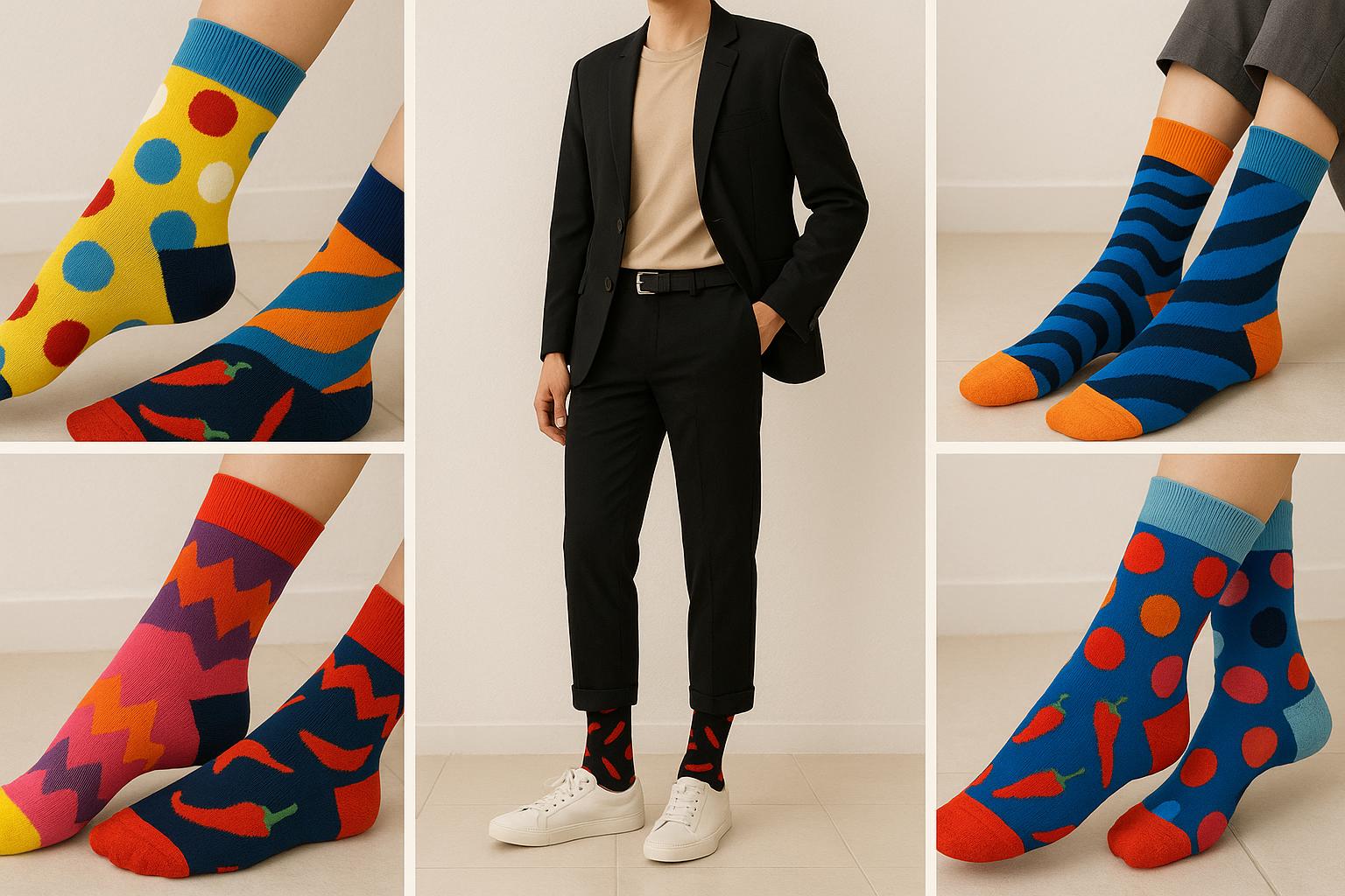 Best Red chili pepper print black socks for travel 2025