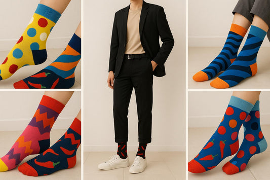 Best Red chili pepper print black socks for travel 2025