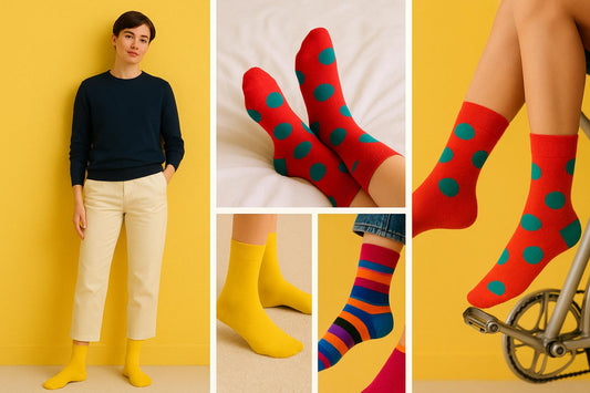 Best Yellow socks (solid color) for travel 2025