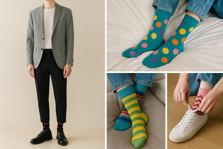 Best Red retro car print black socks for travel 2025