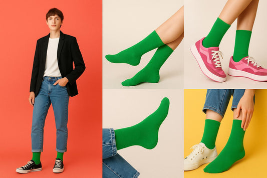 Best Green socks (solid color) for teens 2025