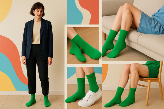 Best Green socks (solid color) for everyday wear 2025