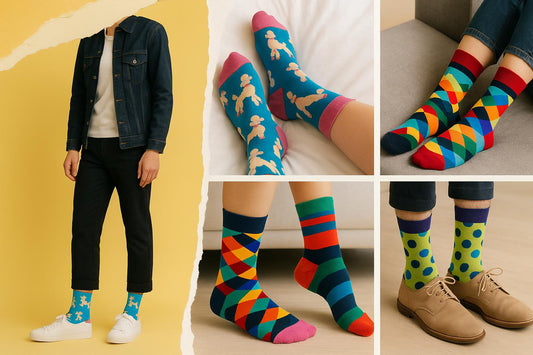 Best Poodle print blue socks for travel 2025