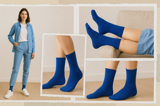 Best Blue socks (solid color) for nurses 2025