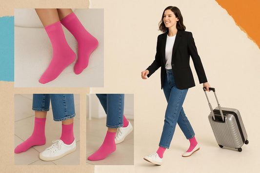 BEST PINK SOCKS (SOLID COLOR) FOR TRAVEL 2025