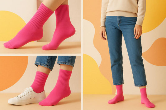 BEST PINK SOCKS (SOLID COLOR) FUNNY 2025