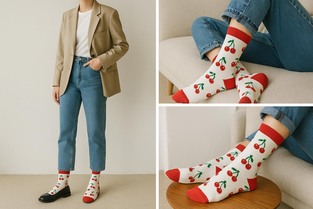 Best Cherry print socks for gifting 2025