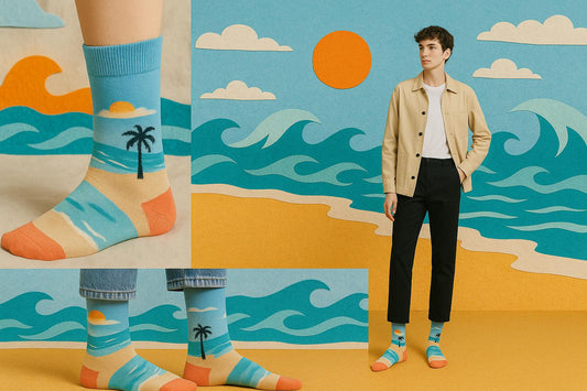 Best Beach scene socks for teens 2025