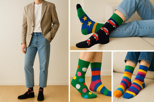 Best Red retro car print black socks for gifting 2025