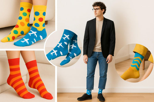 Best Airplane print blue socks funny 2025