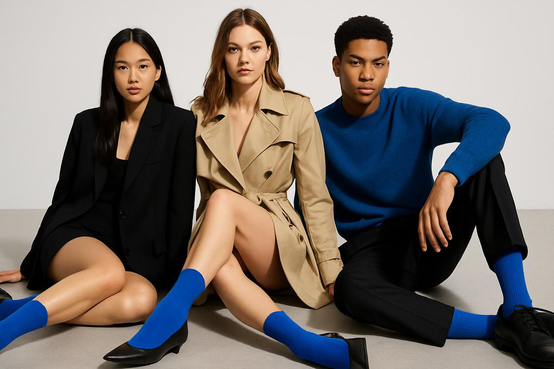Best Blue socks (solid color) stylish 2025
