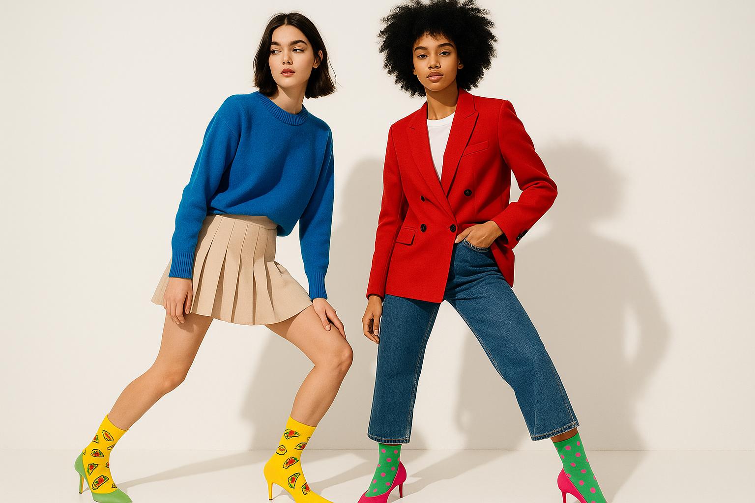 Best Taco print yellow socks for women 2025