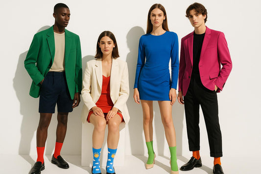 Best Cloud and sun print blue socks for parties 2025