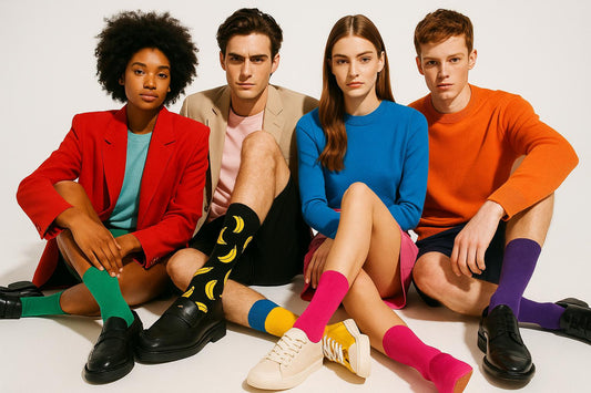 Best Banana print black socks for parties 2025