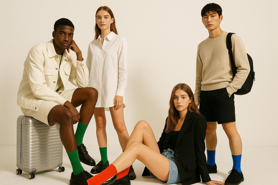 Best Green socks (solid color) for travel 2025