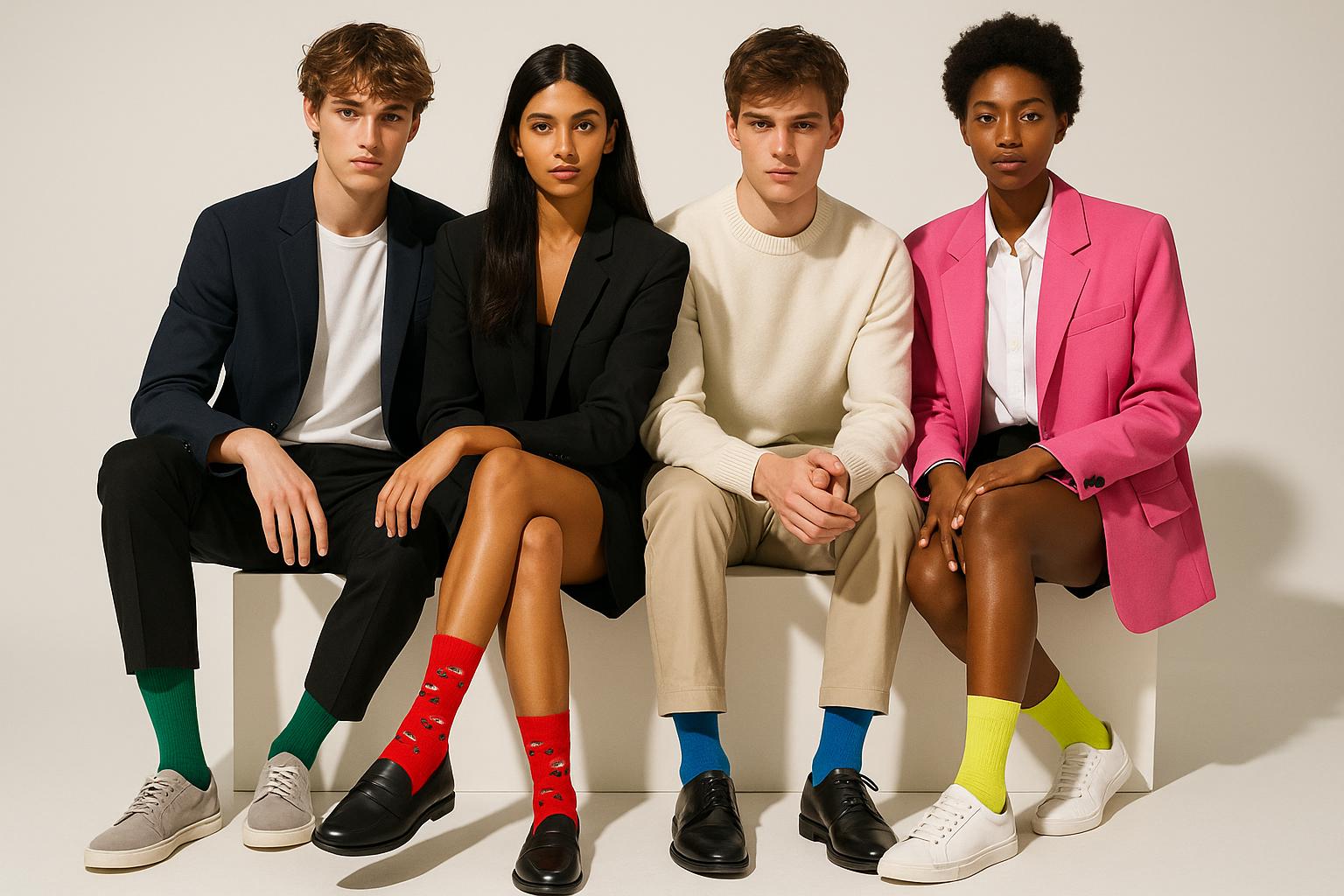 Best Red retro car print black socks for work 2025