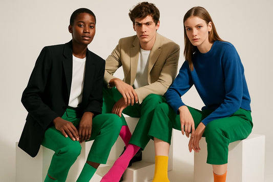 Best Green socks (solid color) colorful 2025