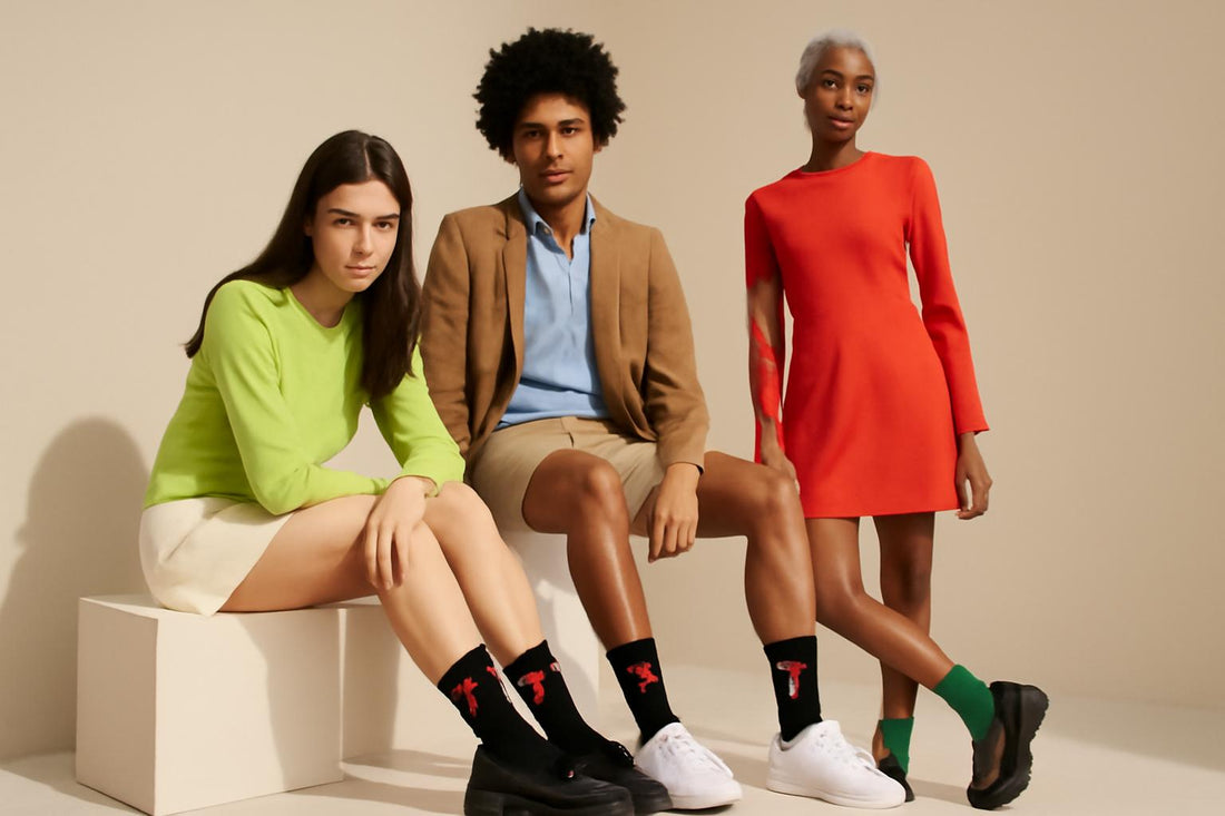Best Martini print black socks for teens 2025
