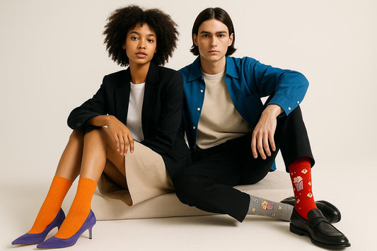 Best Popcorn and a movie print gray socks for work 2025