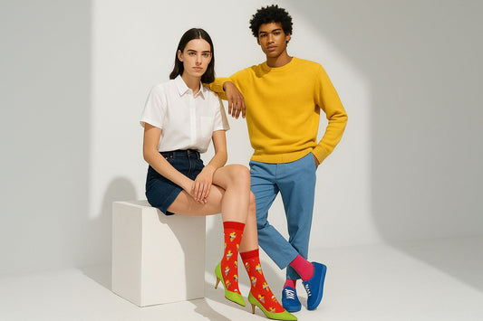 Best Ice cream print red socks for adults 2025