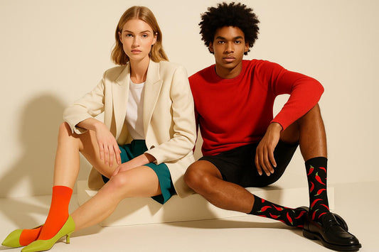 Best Red chili pepper print black socks for gifting 2025