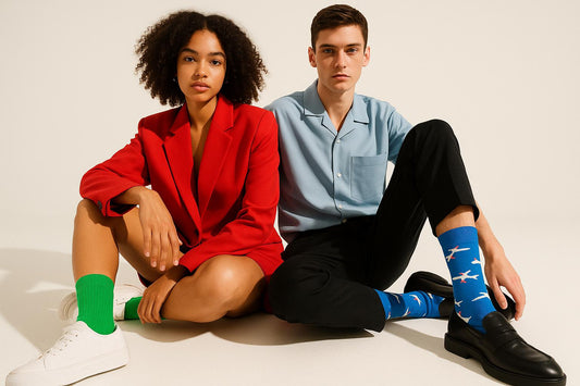 Best Airplane print blue socks for gifting 2025