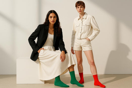 Best Green socks (solid color) for women 2025