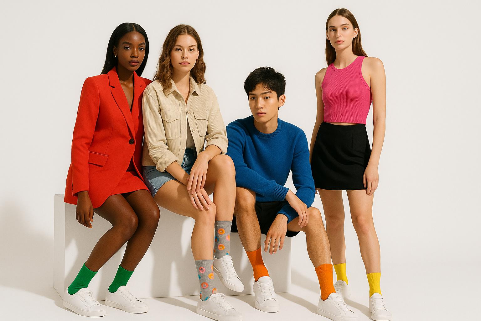 Best Doughnut print gray socks for women 2025