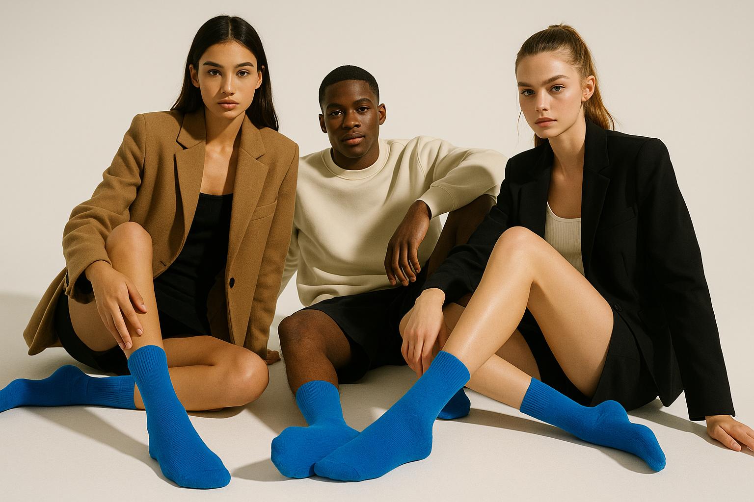 Best Blue socks (solid color) cozy 2025