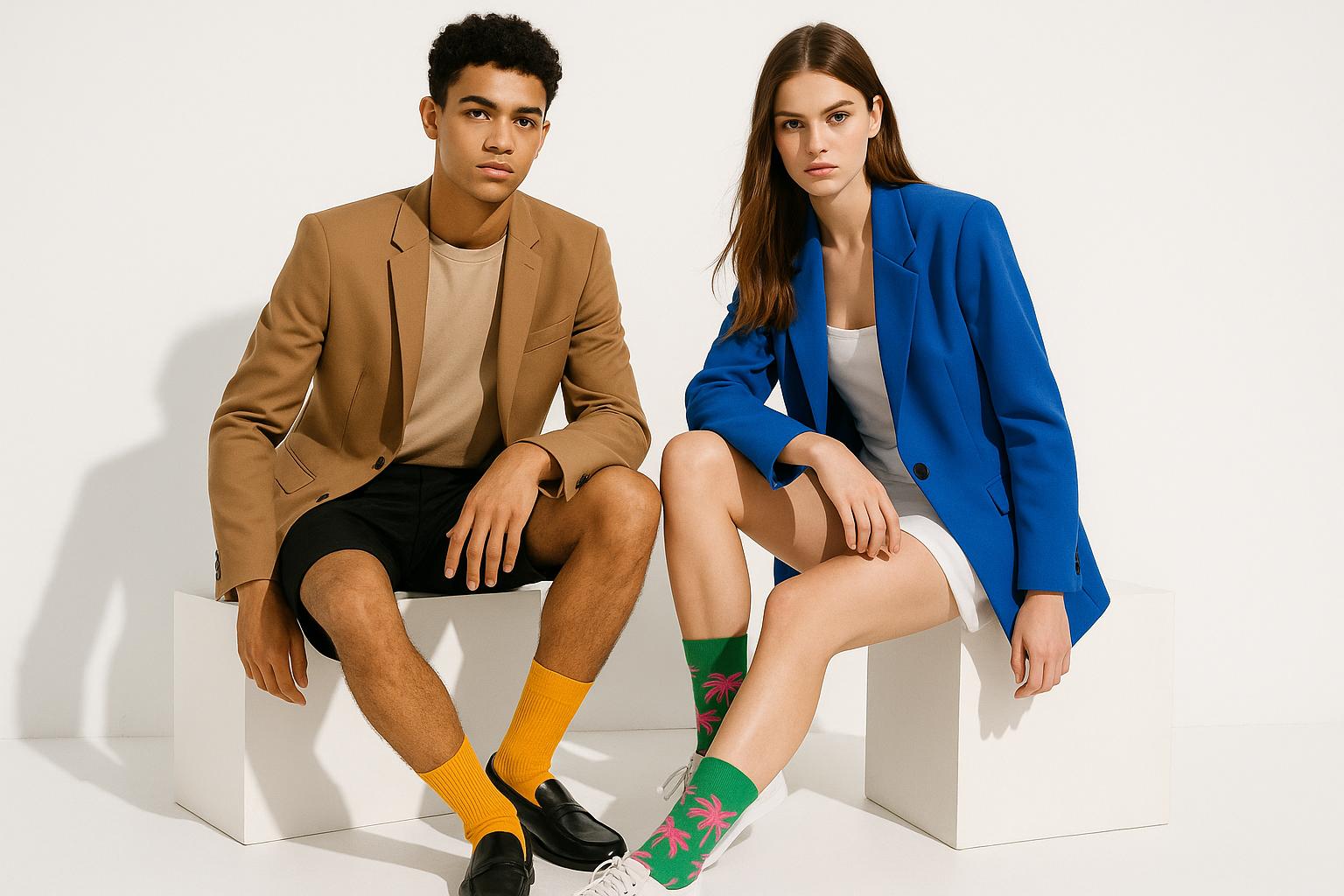 Best Palm print black socks for parties 2025