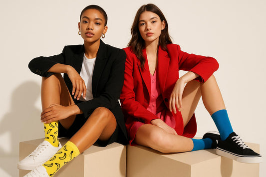 Best Banana print black socks for women 2025
