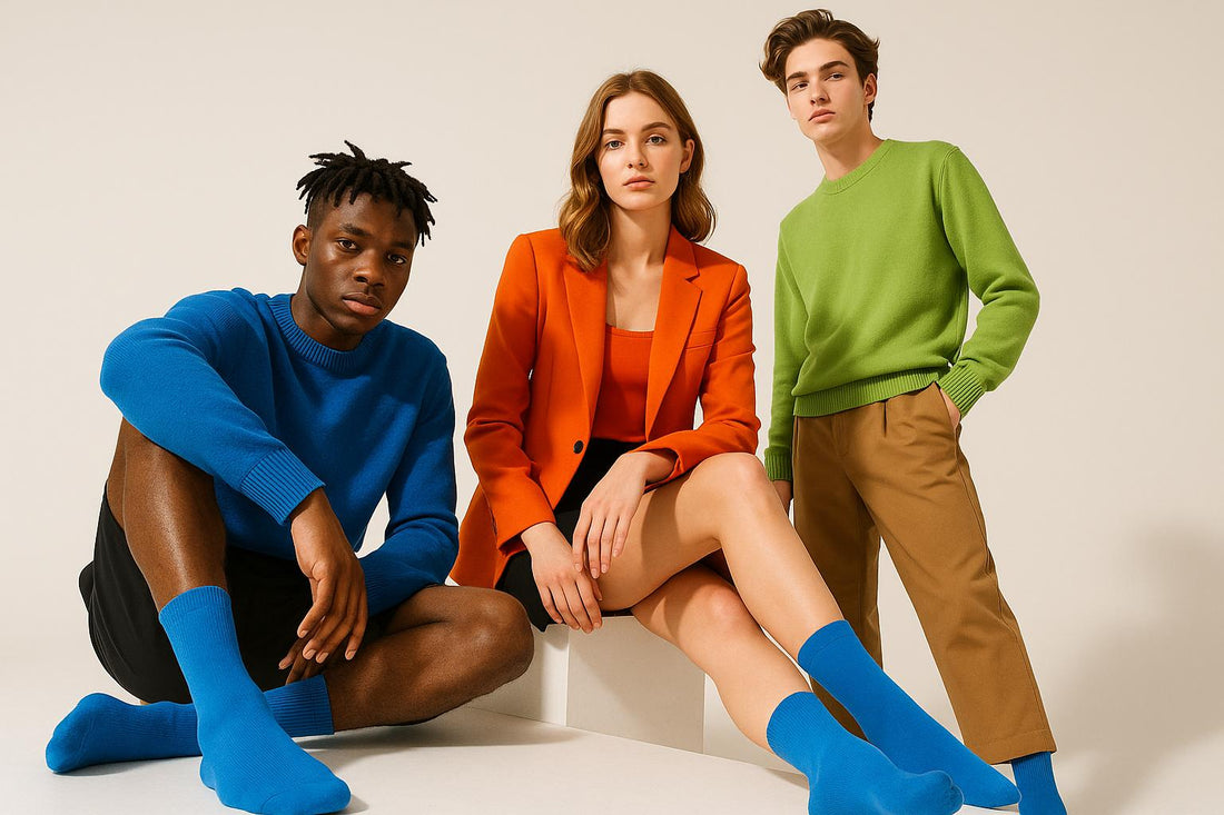 Best Blue socks (solid color) colorful 2025
