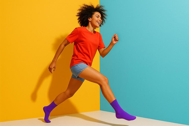 BEST PURPLE SOCKS (SOLID COLOR) COZY 2025