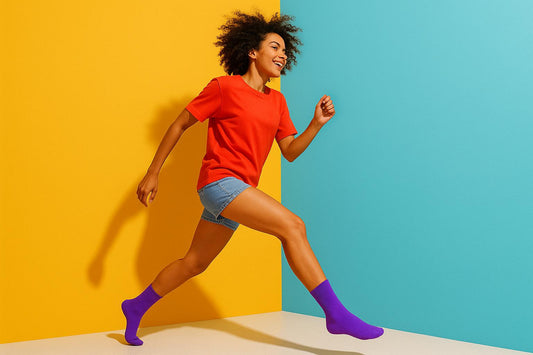 BEST PURPLE SOCKS (SOLID COLOR) COZY 2025