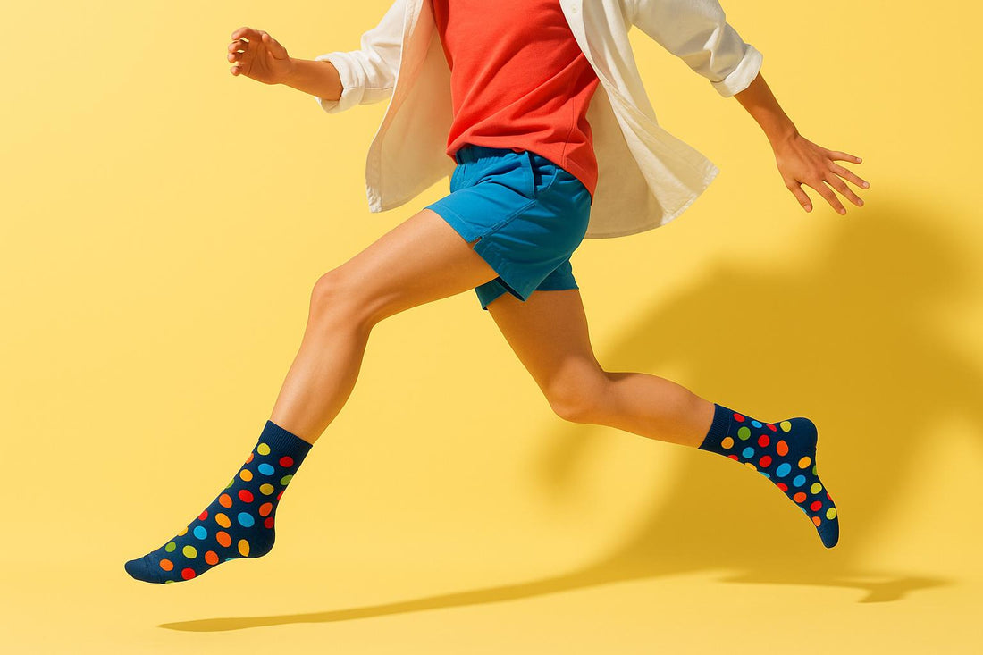 Best Multi color dots print short socks for nurses 2025