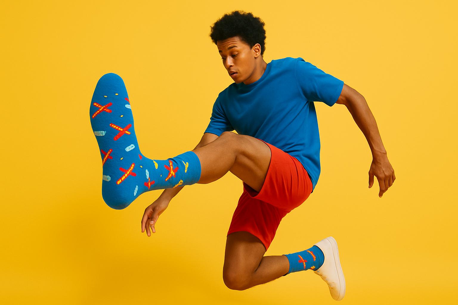 Best Airplane print blue socks for men 2025