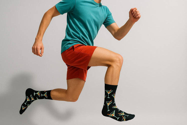 Best Martini print black socks for teens 2025