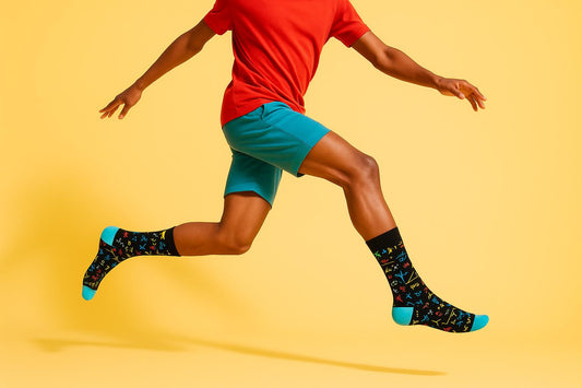 Best Math print black socks funny 2025