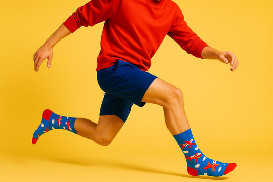 Best Airplane print blue socks for work 2025