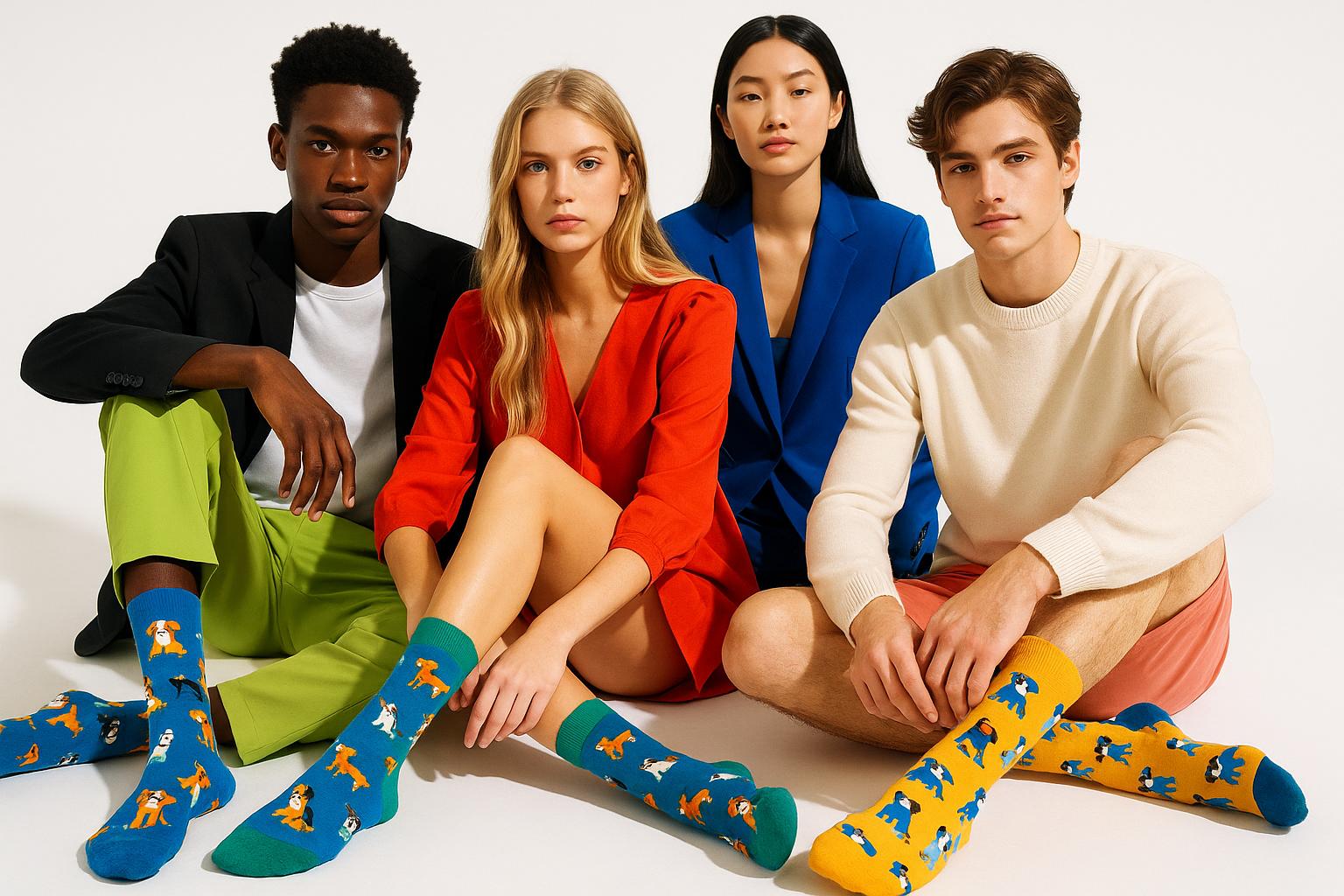 Best Dog print blue socks for adults 2025